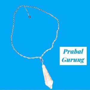 New!! Prabal Gurung gorgeous prism pendant on silver chain!